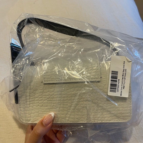 White Croc Bag - Picture 3 of 3